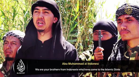 أحد المقاتلين في داعش أبو محمد الإندونيسي (أرشيف)