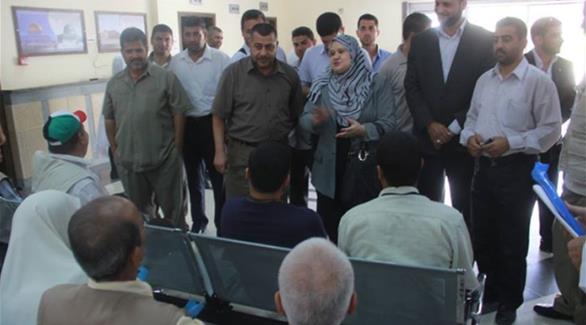 حجاج حماس رافضين زيارة الوزيرة لهم (المصدر)