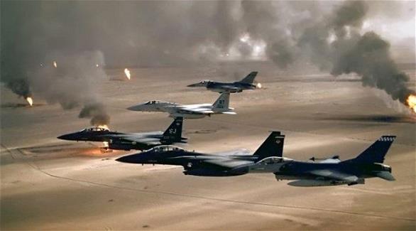 شنت البحرين إلى جانب طيران قوات خليجية أخرى غارات جوية على مواقع داعش بسوريا (أرشيف)