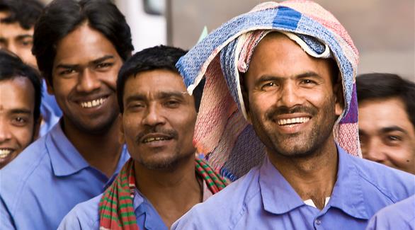 عمال من بنغلادش في دبي (فرانسيس دوفور)