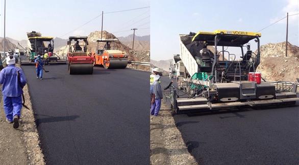 وزارة الأشغال العامة تعلن بدء العمل في صيانة طريق الذيد مسافي (من المصدر)