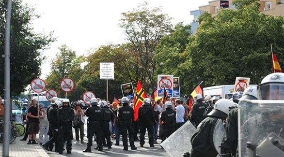 محاولة لمنع أعمال الشغب والمظاهرات في برلين (ارشيف)