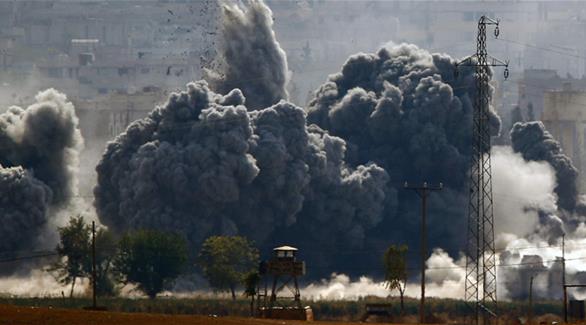 استمرار ضربات التحالف على معاقل داعش في كوباني (أرشيف)