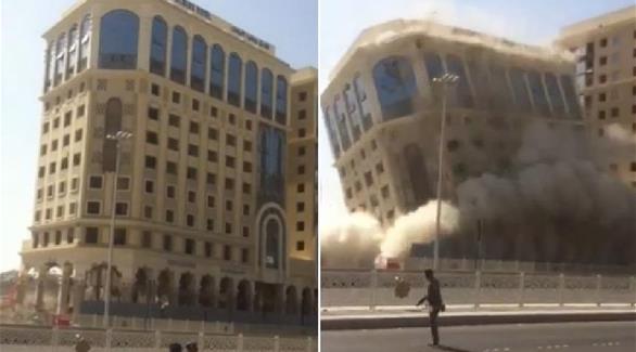 بالفيديو: لحظة تحول فندق إلى رماد في ثوان معدودة بالمدينة المنورة