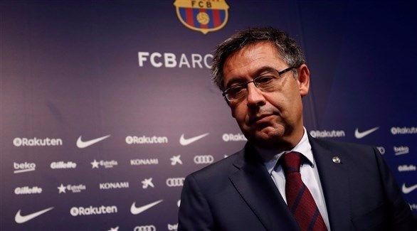 رئيس نادي برشلونة بارتوميو (رويترز)