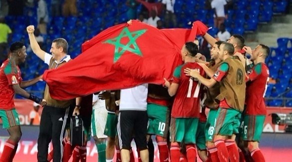 فرحة المنتخب المغربي بالتأهل إلى كأس العالم (أرشيف)