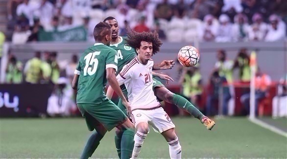 مباراة سابقة بين الإمارات والسعودية (أرشيف)