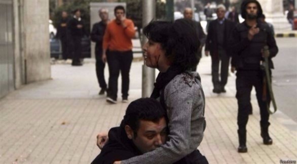 لحظة مقتل الناشطة شيماء الصباغ (أرشيف)