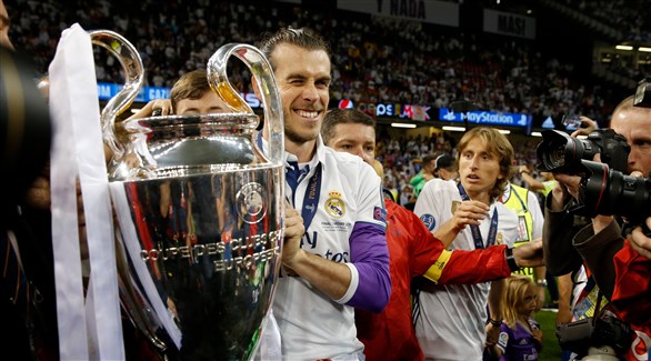 لاعب ريال مدريد غاريث بيل وكأس أبطال أوروبا (رويترز)