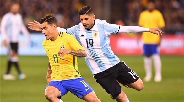من مباراة منتخبي البرازيل والأرجنتين (تويتر)