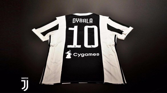 قميص ديبالا الجديد بالرقم 10 (تويتر يوفنتوس)