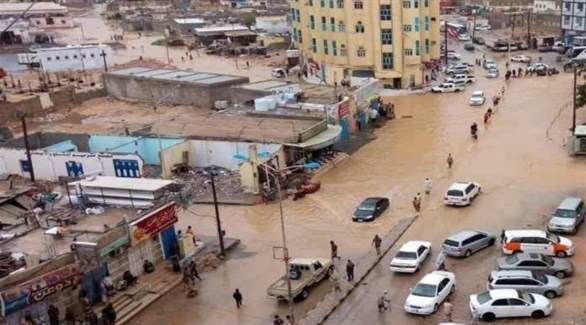 محافظة المهرة بعد تعرضها للإعصار (أرشيف)