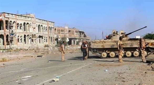 دبابة للجيش الوطني اليمني في عاهم (26 سبتمبر)