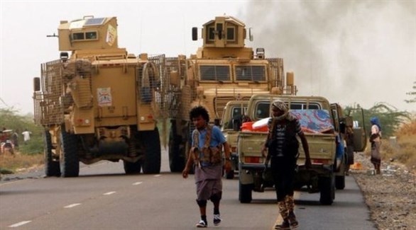 قافلة عسكرية يمنية تتجه إلى مدينة الحديدة (أرشيف)