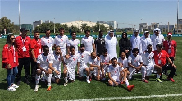 لاعبو منتخب الإمارات المشارك في الأولمبياد الخاص (أرشيف)