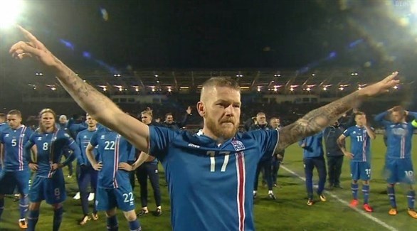 لاعبو المنتخب الآيسلندي (أرشيف)