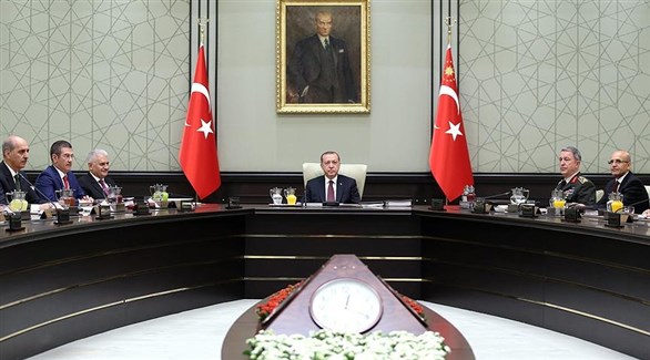 مجلس الأمن القومي التركي برئاسة رجب طيب أردوغان (أرشيف)