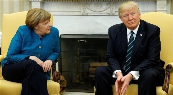 الرئيس الأمريكي دونالد ترامب والمستشارة الألمانية أنجيلا ميركل (أرشيف)