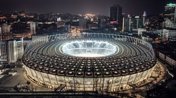ملعب كييف الذي يستضيف نهائي دوري أبطال أوروبا (أرشيف)