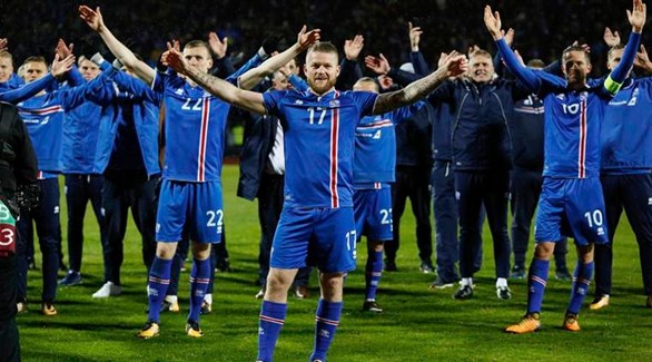 لاعبو منتخب آيسلندا (أرشيف)