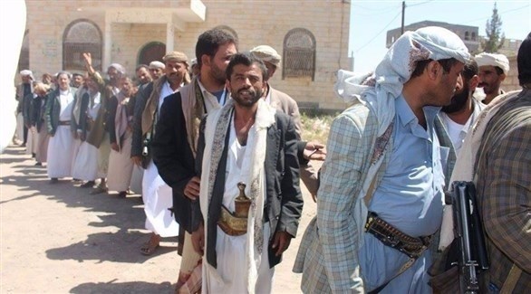 يمنيون من قبائل عنس في ذمار اليمنية (أرشيف)
