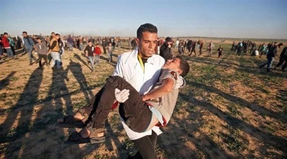 إصابات لأطفال في مسيرات العودة بغزة (أرشيف)