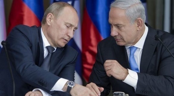 الرئيس الروسي فلاديمير بوتين ورئيس الوزراء الإسرائيلي بنيامين نتانياهو (AP)