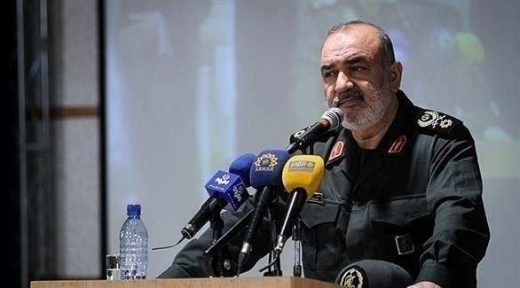قائد الحرس الثوري الإيراني الميجر جنرال حسين سلامي (أرشيف)