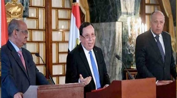 وزراء خارجية مصر وتونس والجزائر (أرشيف)