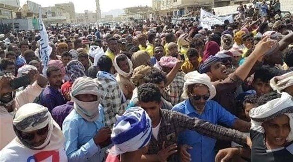 تظاهرات في سقطرى ضد جرائم الإخوان (تويتر) 