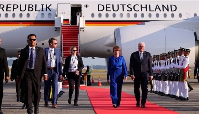 الرئيس الألماني يصل إلى إستونيا