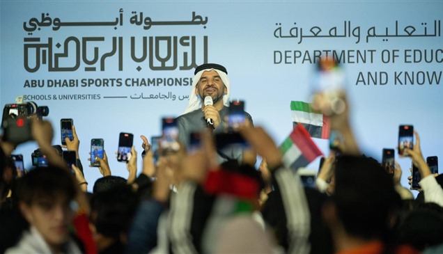 حسين الجسمي يدعم أبطال أبوظبي للألعاب الرياضية 
