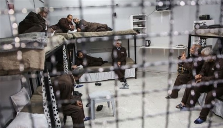 جناح يضم أسرى فلسطينيين في سجن إسرائيلي  (أرشيف)