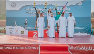 هيثم بن صقر القاسمي يتوج الفائزين ببطولة الإمارات للموتوسيرف