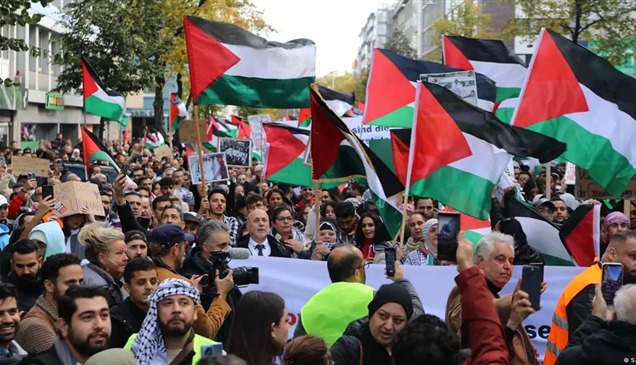  ألمانيا تحقق مع متظاهرين مؤيدين للفلسطينيين