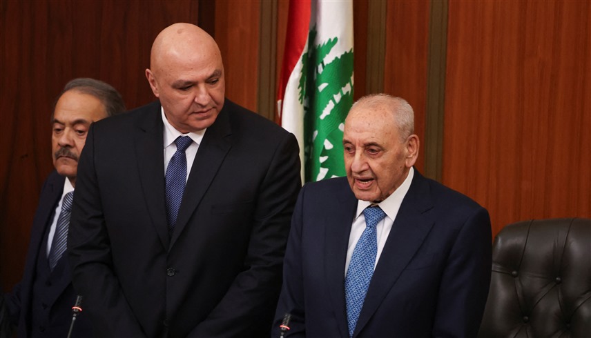 الرئيس اللبناني المنتخب جوزيف عون ورئيس مجلس النواب نبيه بري (رويترز)