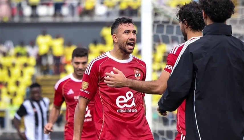 فرحة لاعبي الأهلي بالهدف الوحيد في اللقاء (إكس)