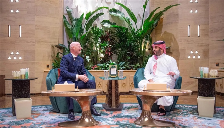 محمد بن سلمان وإنفانتينو (إكس) 