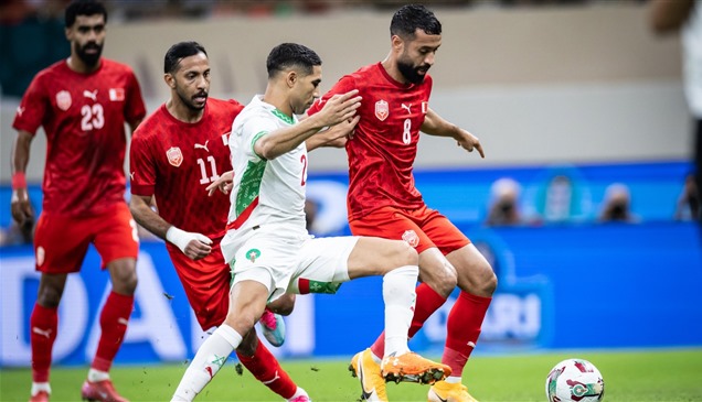 في الوقت القاتل.. المغرب يفوز على البحرين ودياً