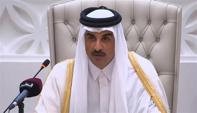 أمير قطر يدين انتهاكات إسرائيل ومواصلتها خرق وقف إطلاق النار في غزة