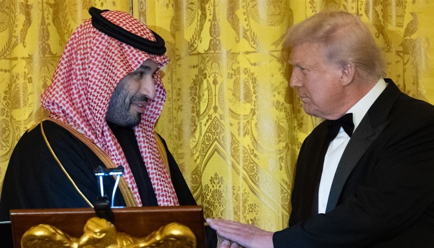 الرئيس الأمريكي دونالد ترامب وولي العهد السعودي الأمير محمد بن سلمان (أرشيف)