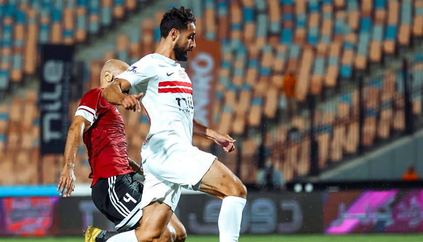 من لقاء الزمالك وطلائع الجيش (إكس)