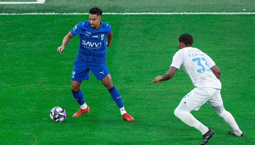 من مباراة الهلال والفتح (إكس)