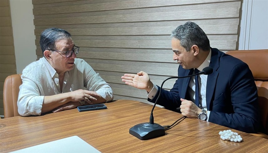 مدحت شلبي قي مقر نقابة الإعلاميين المصرية (فيسبوك)