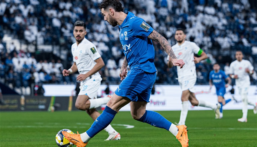من مباراة الهلال والفتح (إكس)