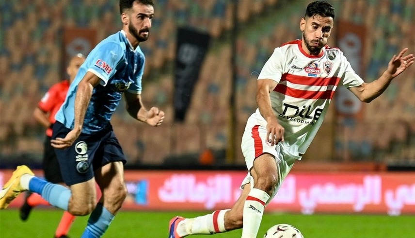 من لقاء الزمالك وبيراميدز (إكس)