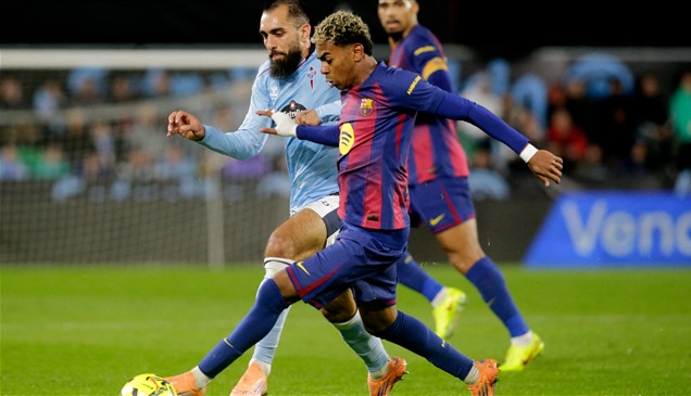 برشلونة يستغل تعثر الريال بانتصار كبير على سيلتا فيغو  