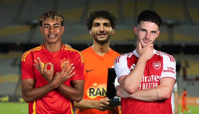 مصري ينافس رايس ويامال على جائزة أفضل هدف في 2025