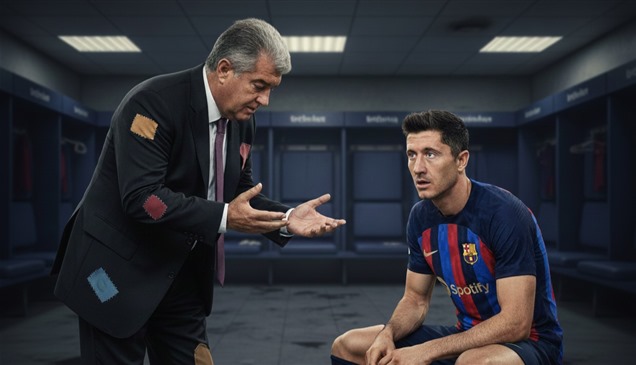 برشلونة طلب من ليفاندوفسكي التوقف عن التهديف.. ما القصة؟