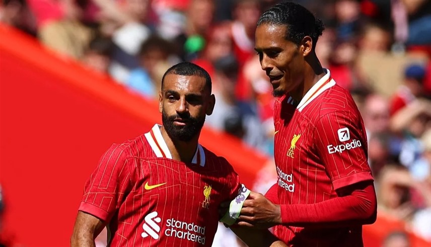 فان دايك ومحمد صلاح (إكس)